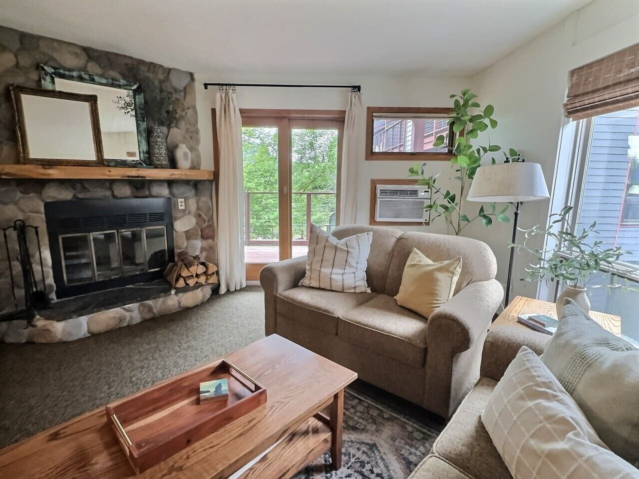 TV, fireplace, DVD player, ping pong