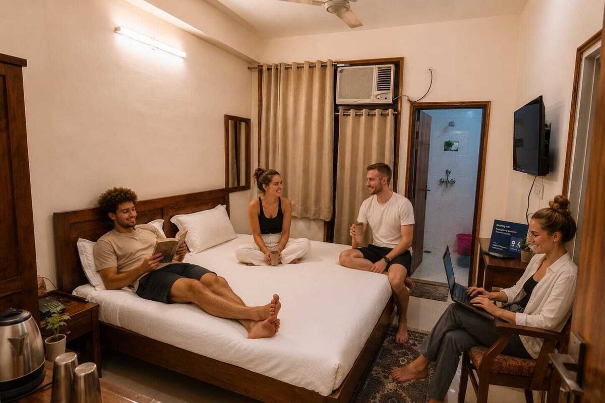 Habitación doble Deluxe, balcón | Wifi gratis