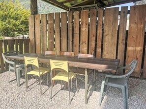 Outdoor dining - Lovely apartment for 4 people with A/C, WIFI, TV and pets allowed (Morbegno)