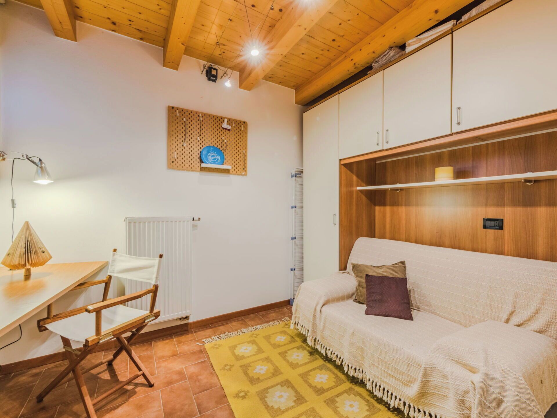 Furniture, Interior Design, Flooring, Floor, Wood, Ceiling, Room, Apartment, Lighting, Wood Flooring