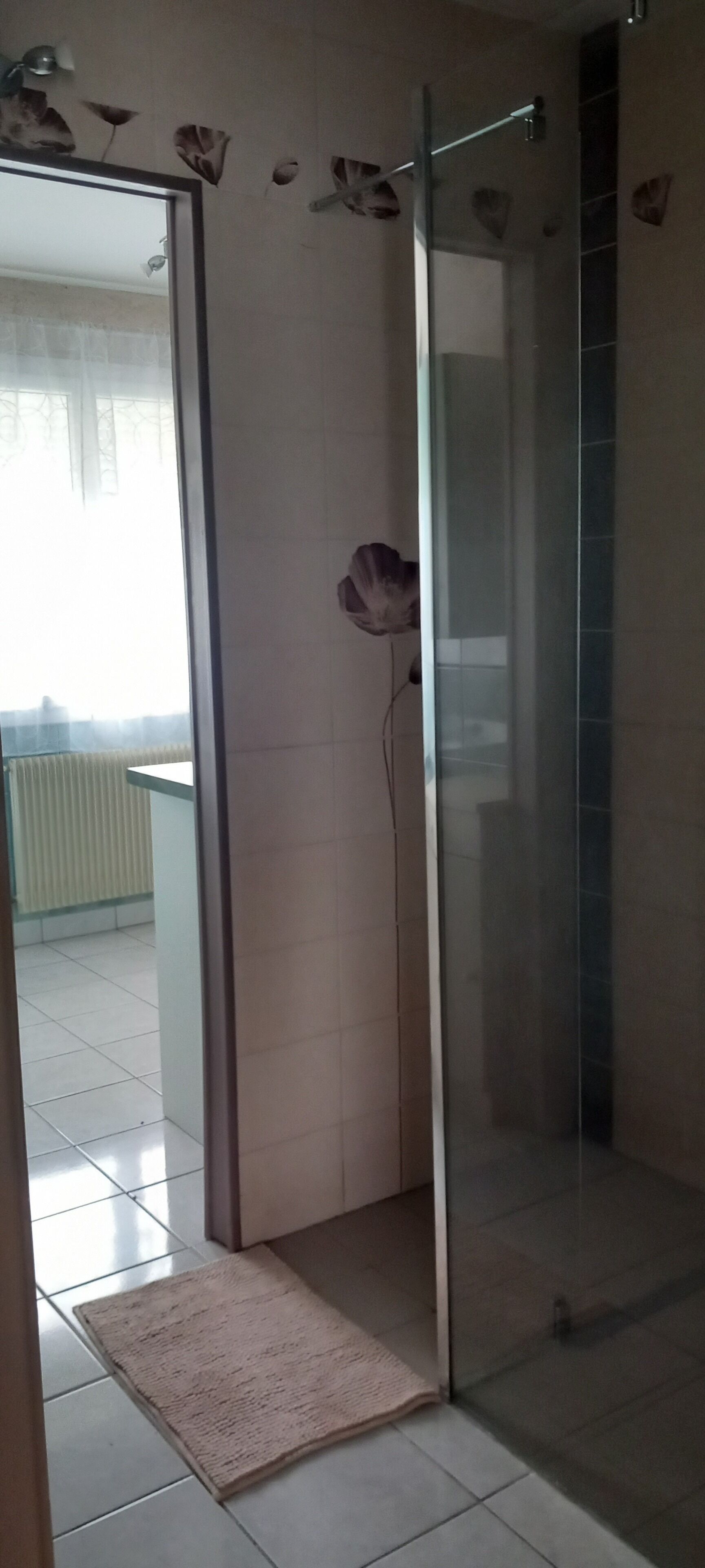 Secadora de cabello, toallas, jabón, papel de baño 
