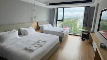 Family Room, City View | Soundproofing, iron/ironing board, free WiFi, wheelchair access