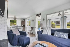 TV, offices - Single-Level Cottage Walk to the Beach | Sleeps 6 (East Lyme)