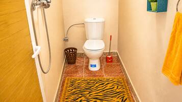 Free toiletries, hair dryer, slippers, towels