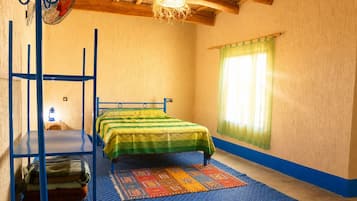 Premium bedding, blackout drapes, soundproofing