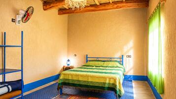 Premium bedding, blackout curtains, soundproofing