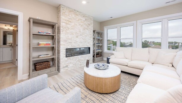 Living area - Luxurious Bay/ Ocean view Splendor 4 BRS elevator (Ocean City)