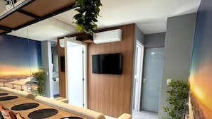 Dining - Modern apartment with sea view. (Vila Velha)