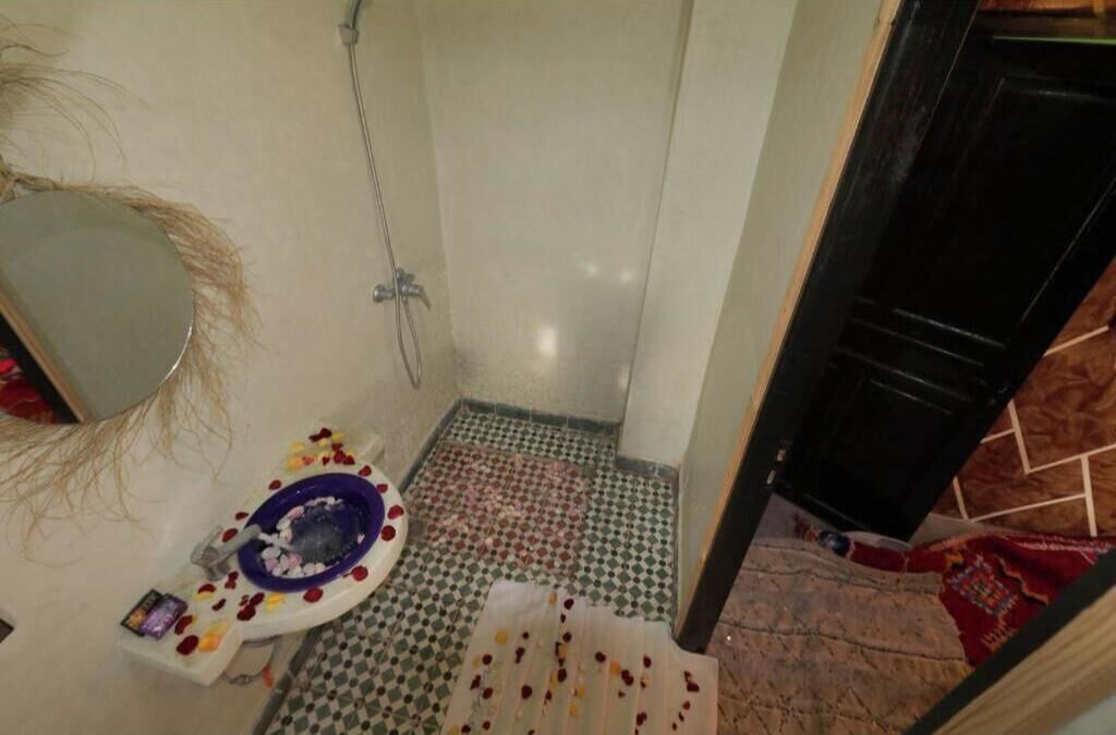 Hair dryer, towels, toilet paper