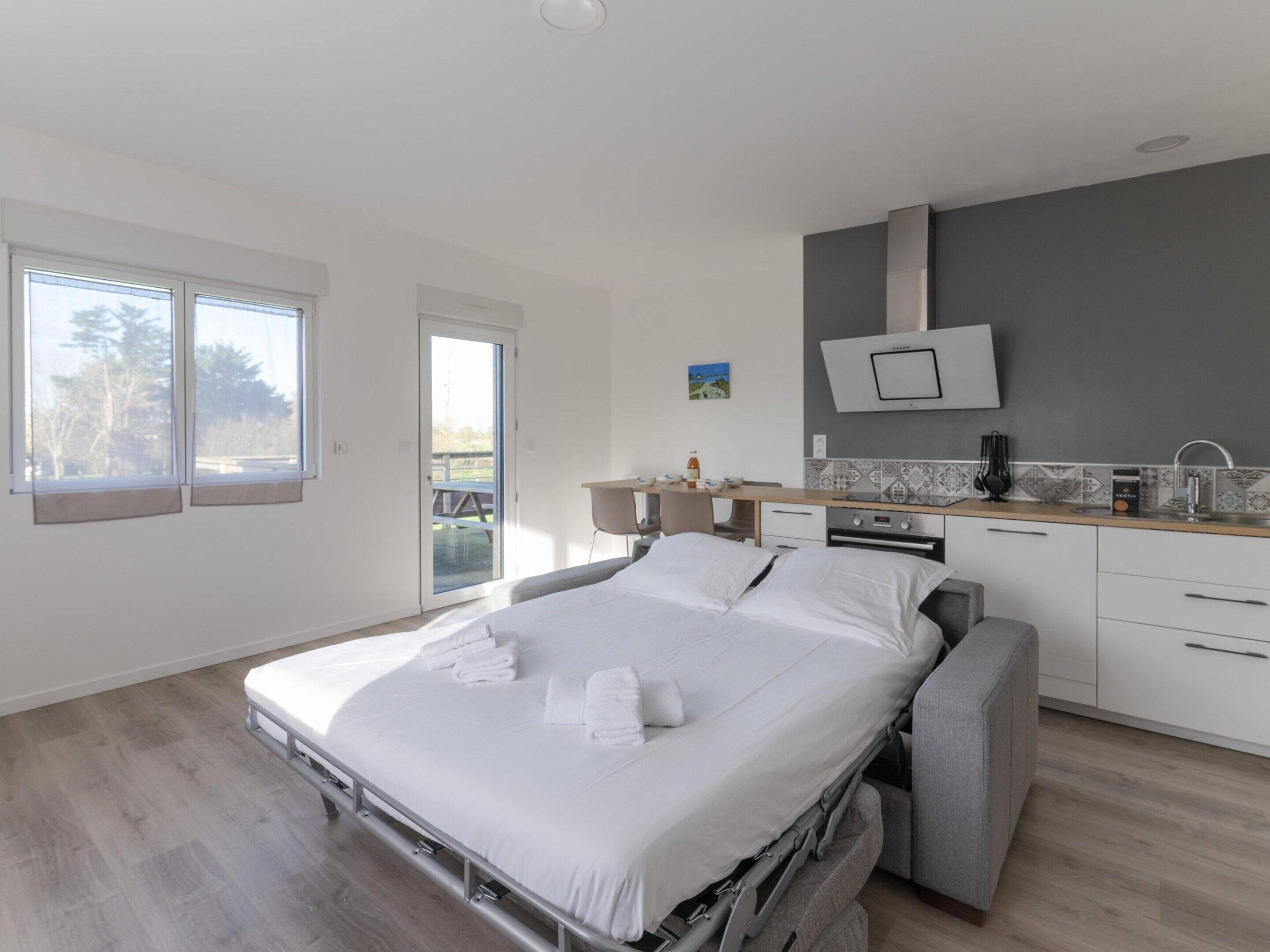 Apartment | 1 bedroom, iron/ironing board, bed sheets