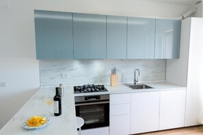 Private kitchen - Apartment Facing the Sea Parking Beach (Porto San Giorgio)