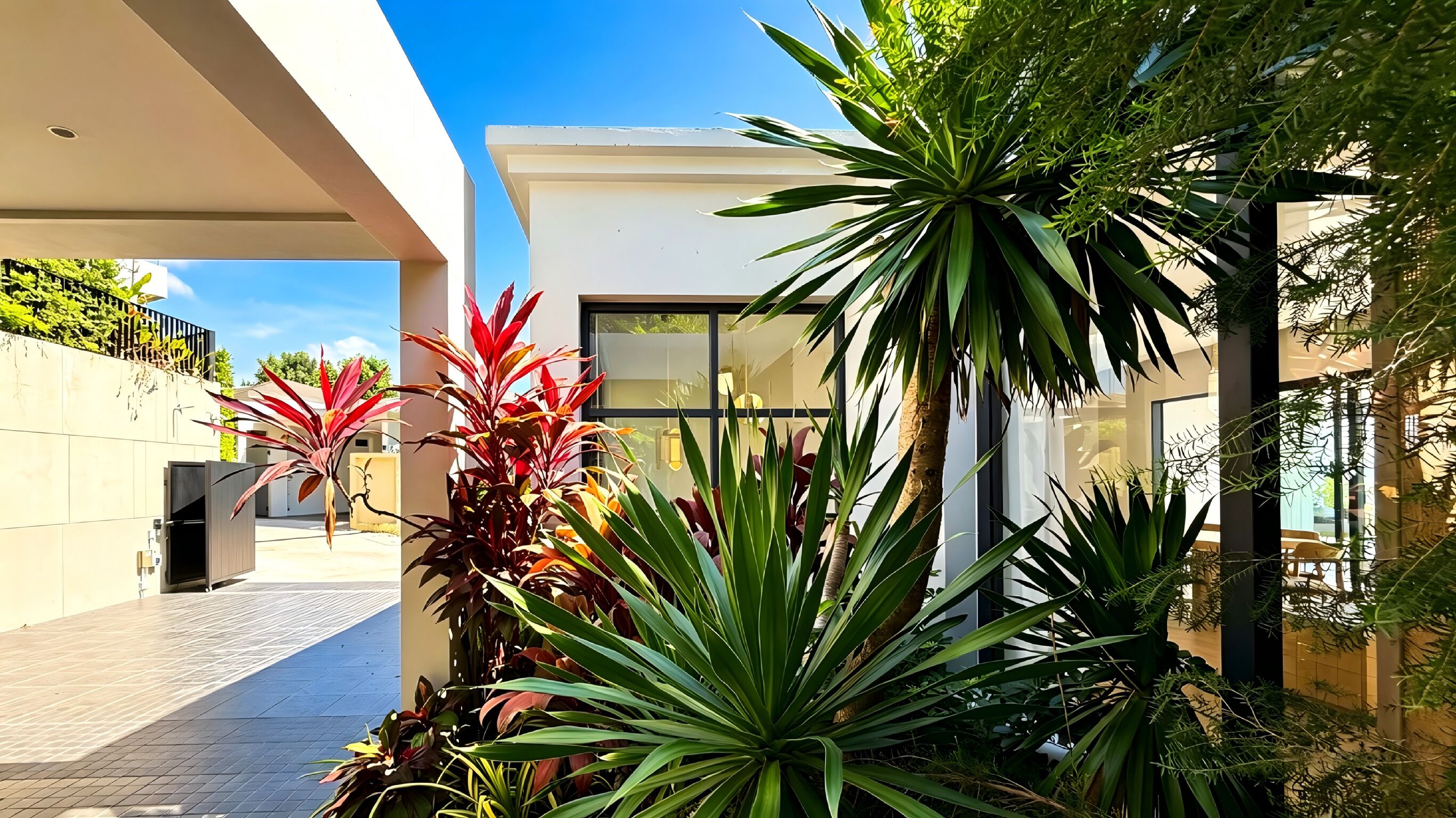 Superior-Villa, Meerblick | Blick auf den Garten