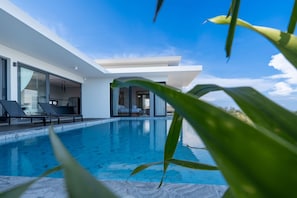 Luxe villa, uitzicht op zee | Exterieur