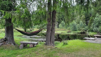 Cabin, 3 Bedrooms, Patio | Property grounds