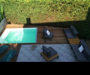 Pool - Architect-designed villa with a pool, perfect for enjoying quality time with family or friends. (Yerres)