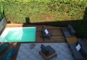 Indoor pool, outdoor pool - Architect-designed villa with a pool, perfect for enjoying quality time with family or friends. (Yerres)