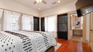 Desk, iron/ironing board, free WiFi, bed sheets