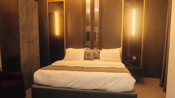 Premium bedding, pillowtop beds, individually decorated
