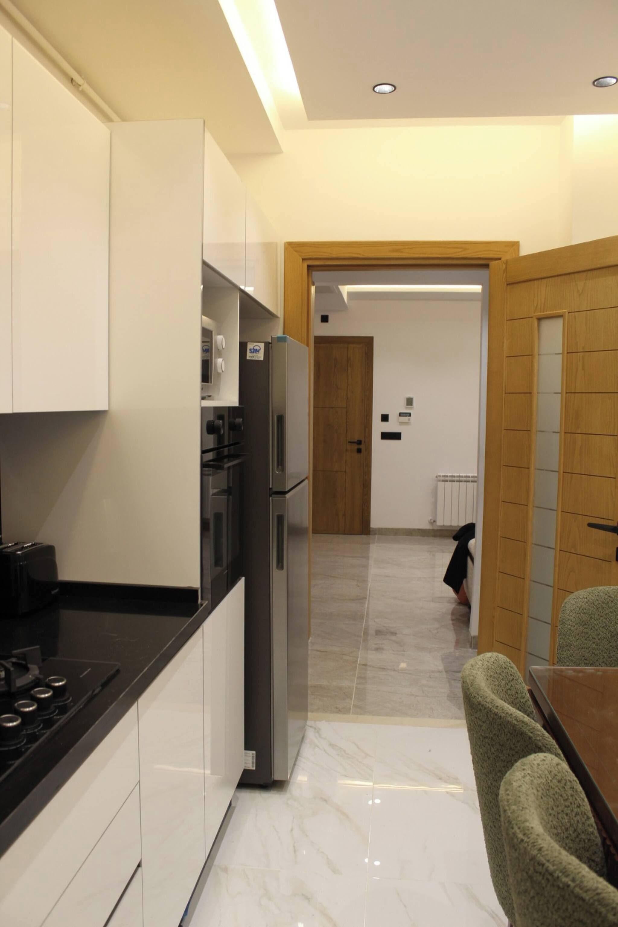 Apartment, 2 Bedrooms, Smoking, Garden View | Private kitchen