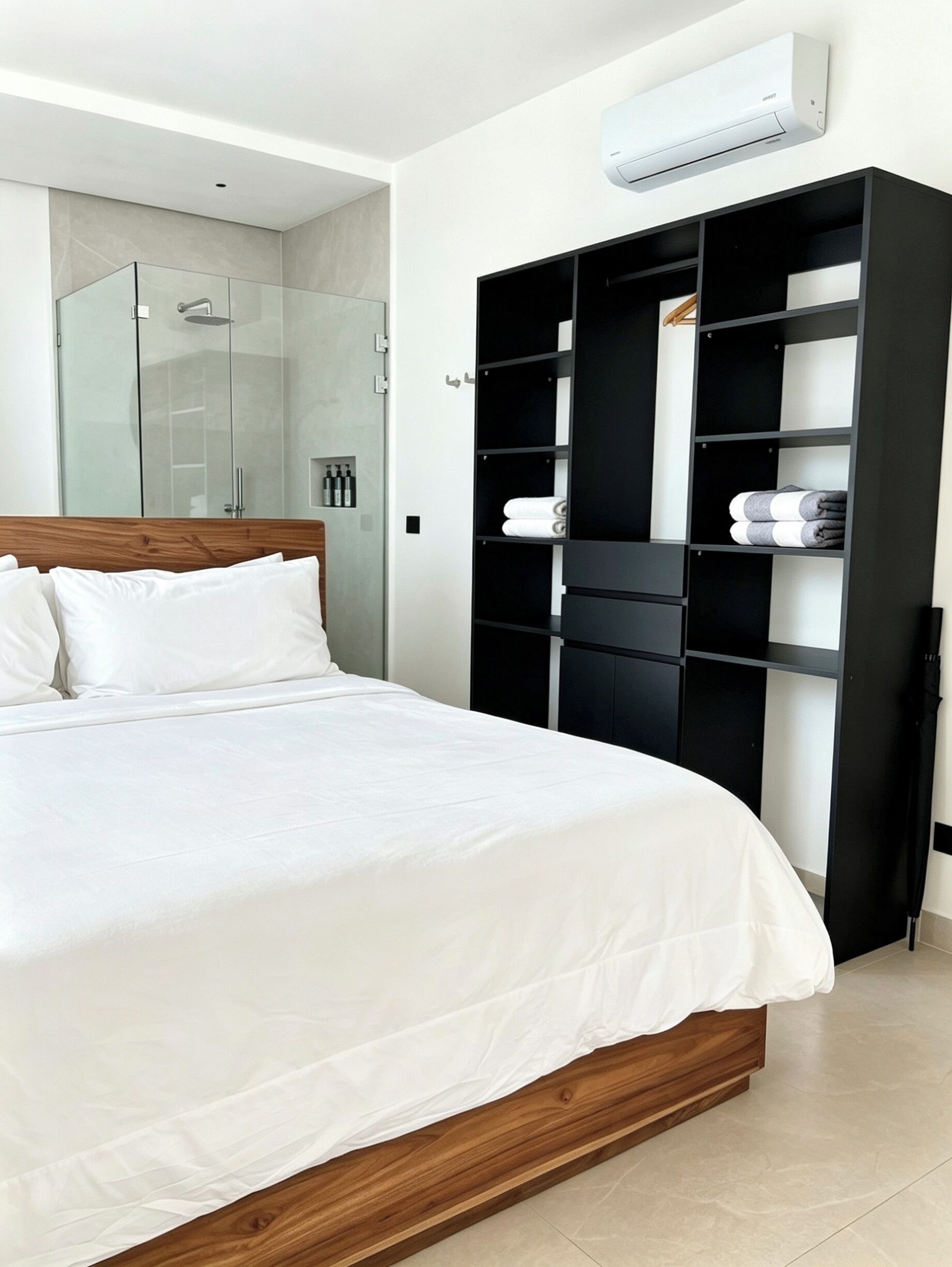 1 slaapkamer, een kluis op de kamer, gratis wifi, beddengoed