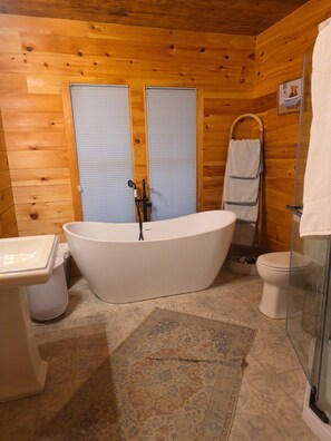 Hair dryer, towels, soap, shampoo - Newly renovated home from 1912 nestled on 20 acres near Buffalo National River (Parthenon)