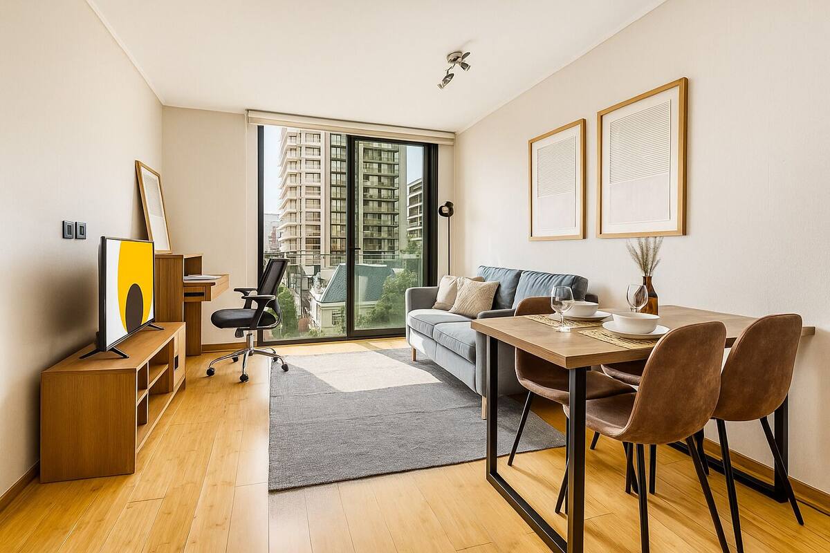 Standard Apartment | Living area | Flat-screen TV, Netflix, heated floors, streaming services