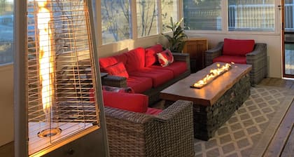 Lake Cottage | Private Hot Tub, Pools, Beach | Boat Launch| Fire Pit | Sleeps 12