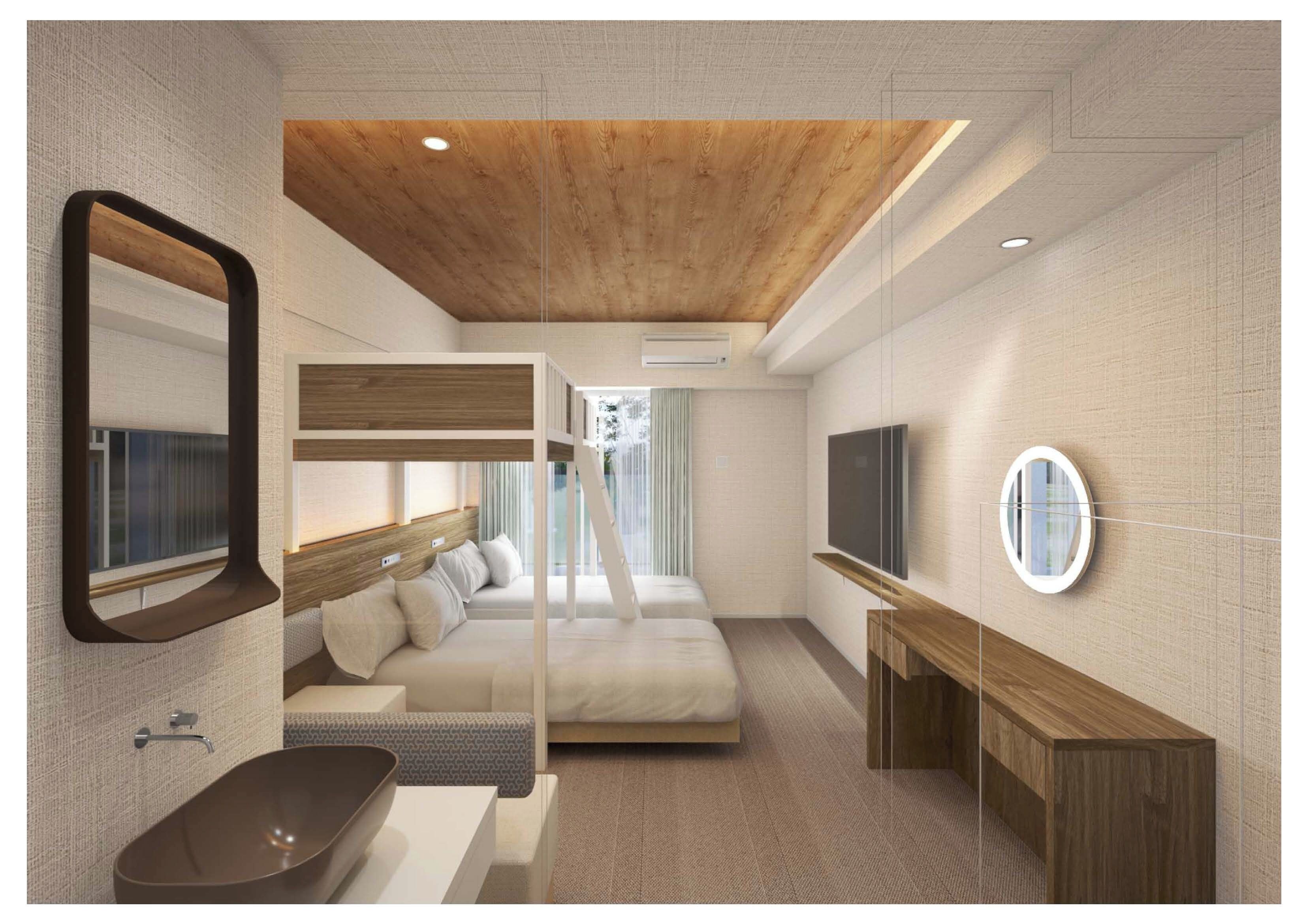 Habitación triple, vista a la ciudad | Wifi gratis 