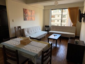 Living area - Premium Apartment - Total Comfort & Connectivity (La Paz)
