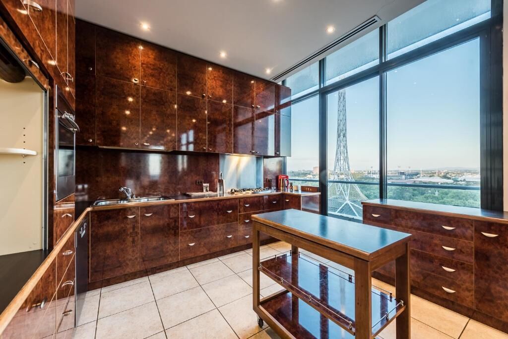Luxury-Apartment, Balkon, Stadtblick | Eigene Küche