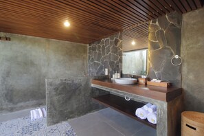 Vila Mewah, 1 kamar tidur, pemandangan kolam renang | Kamar mandi