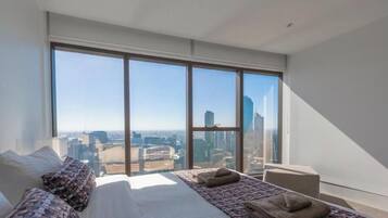 Departamento de lujo, vista a la ciudad | Tabla de planchar con plancha y wifi gratis