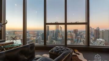 Luxe appartement, uitzicht op stad | Interieur