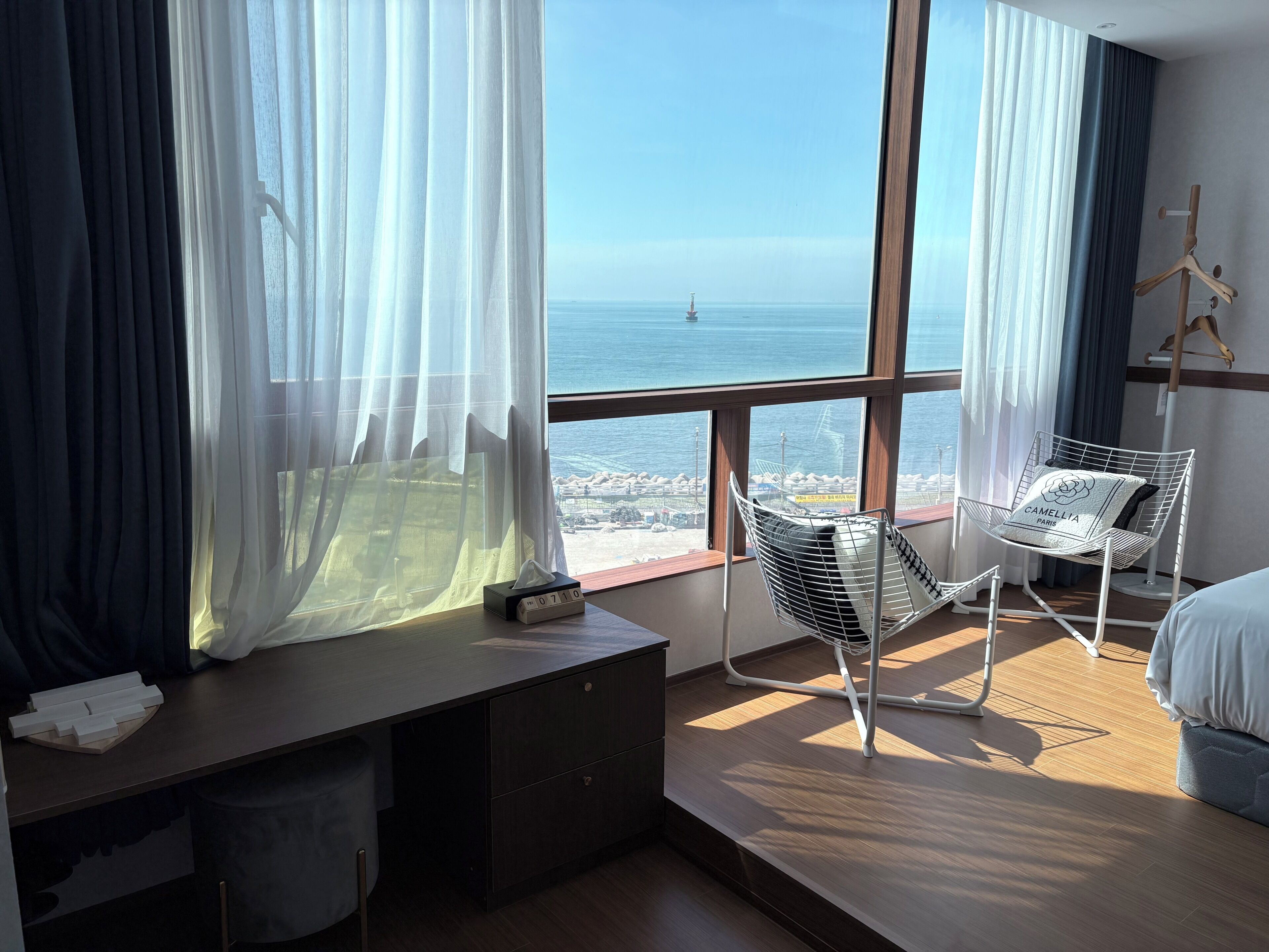 Standard-Dreibettzimmer, Nichtraucher, Hafenblick
