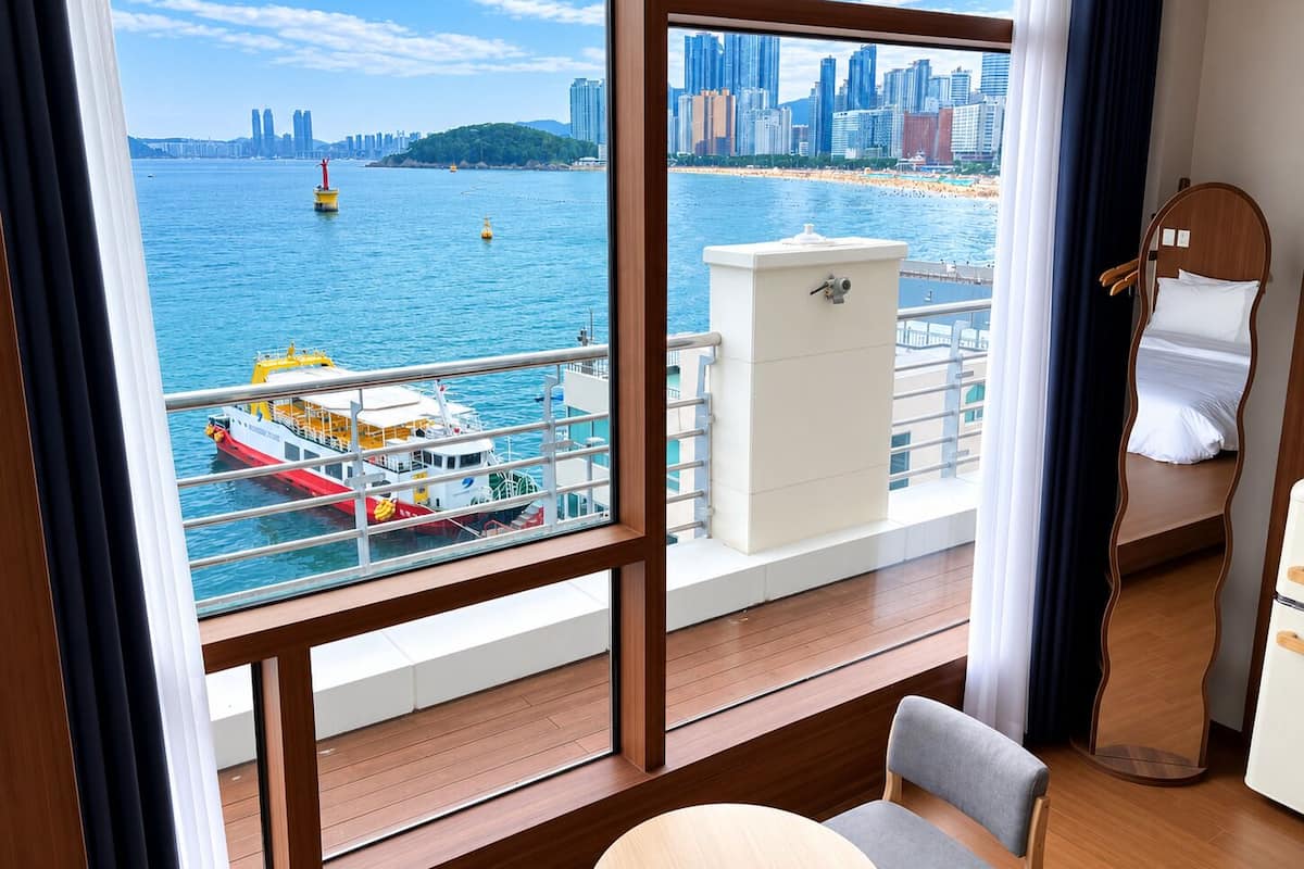 Habitación doble Premium, vista al océano | Ropa de cama de alta calidad, cortinas blackout y insonorización