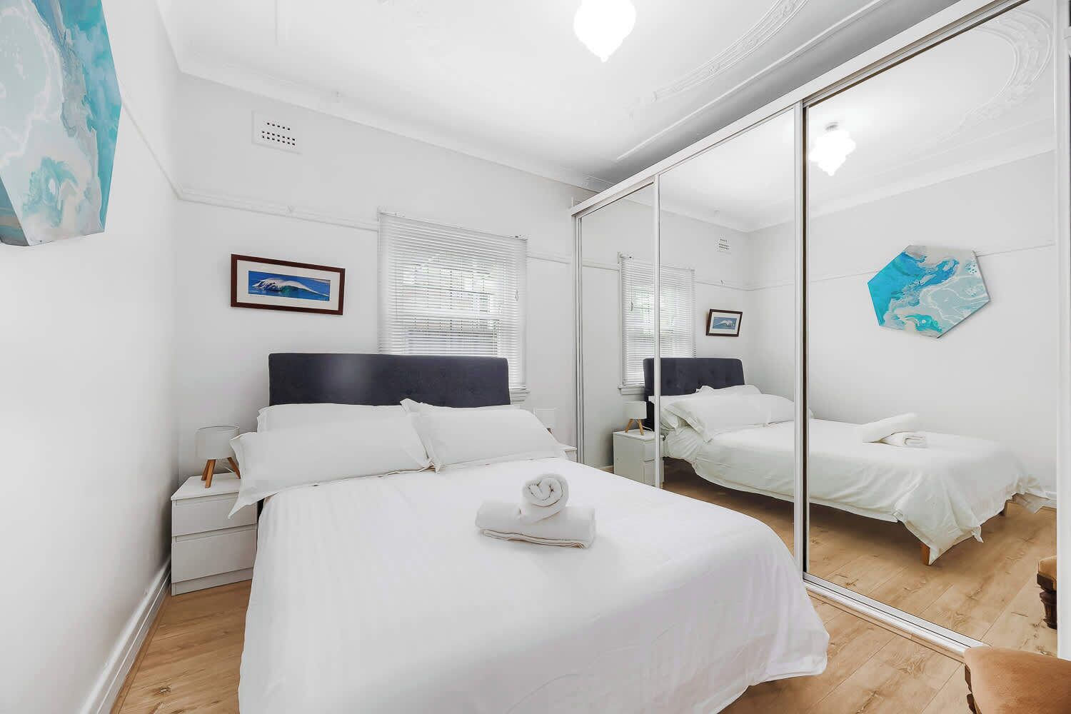 Iron/ironing board, WiFi, bed sheets