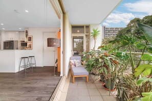 Terrace/patio - Spacious 2-bedroom apartment in Waterloo (Waterloo)