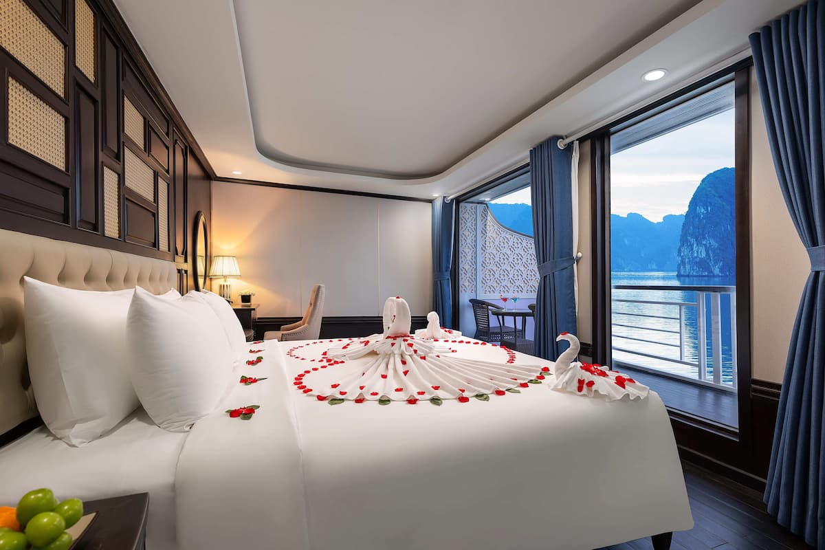 Luxury-Dreibettzimmer, Balkon, Meerblick