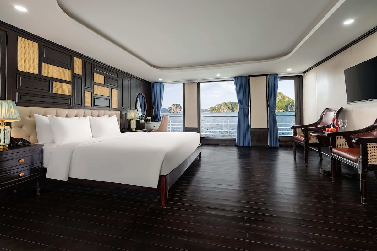 Presidential-Dreibettzimmer, Balkon, Meerblick