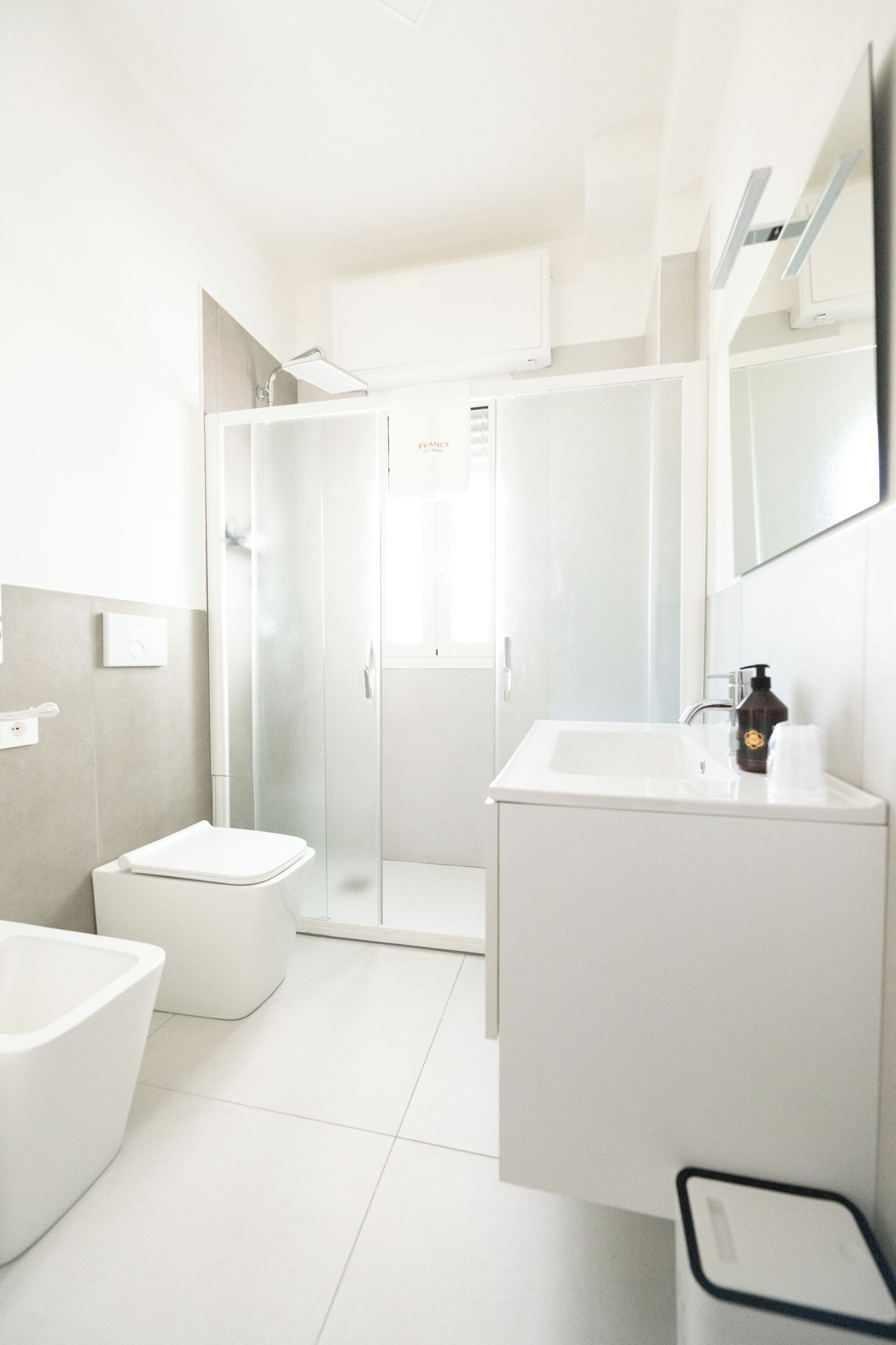 Apartment | Bathroom | Shower, hair dryer, towels, soap
