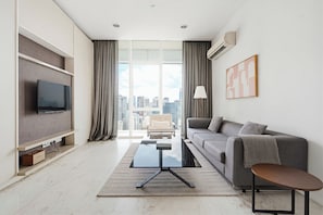 Familienapartment, Stadtblick | Wohnbereich