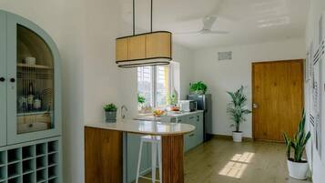 Penthouse, Balcony, City View | Dapur peribadi | Sebuah peti sejuk di kawasan bersama