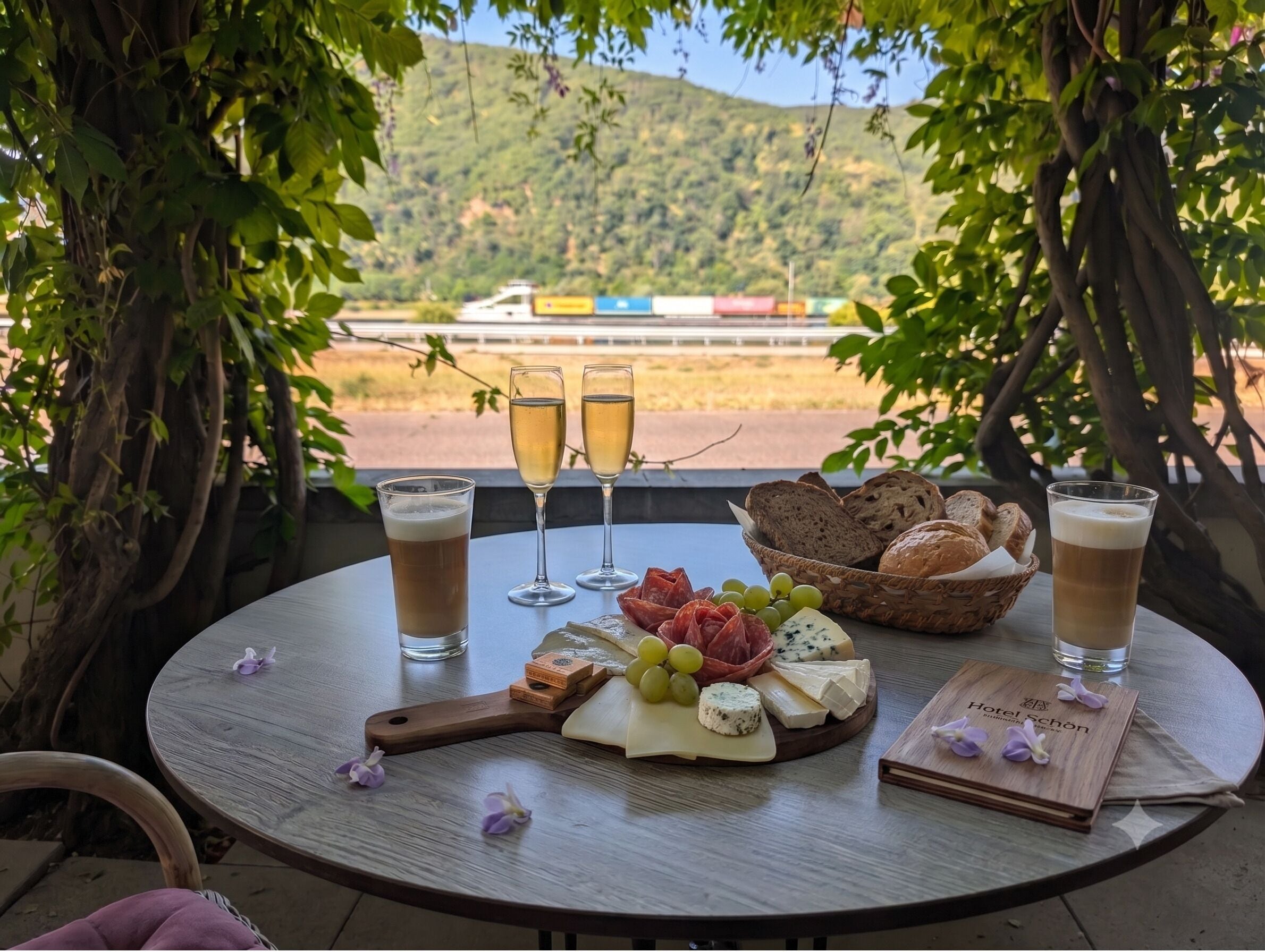 Desayuno estilo bufé
