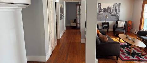 Basic Apartment, 2 Bedrooms, Balcony | Living area