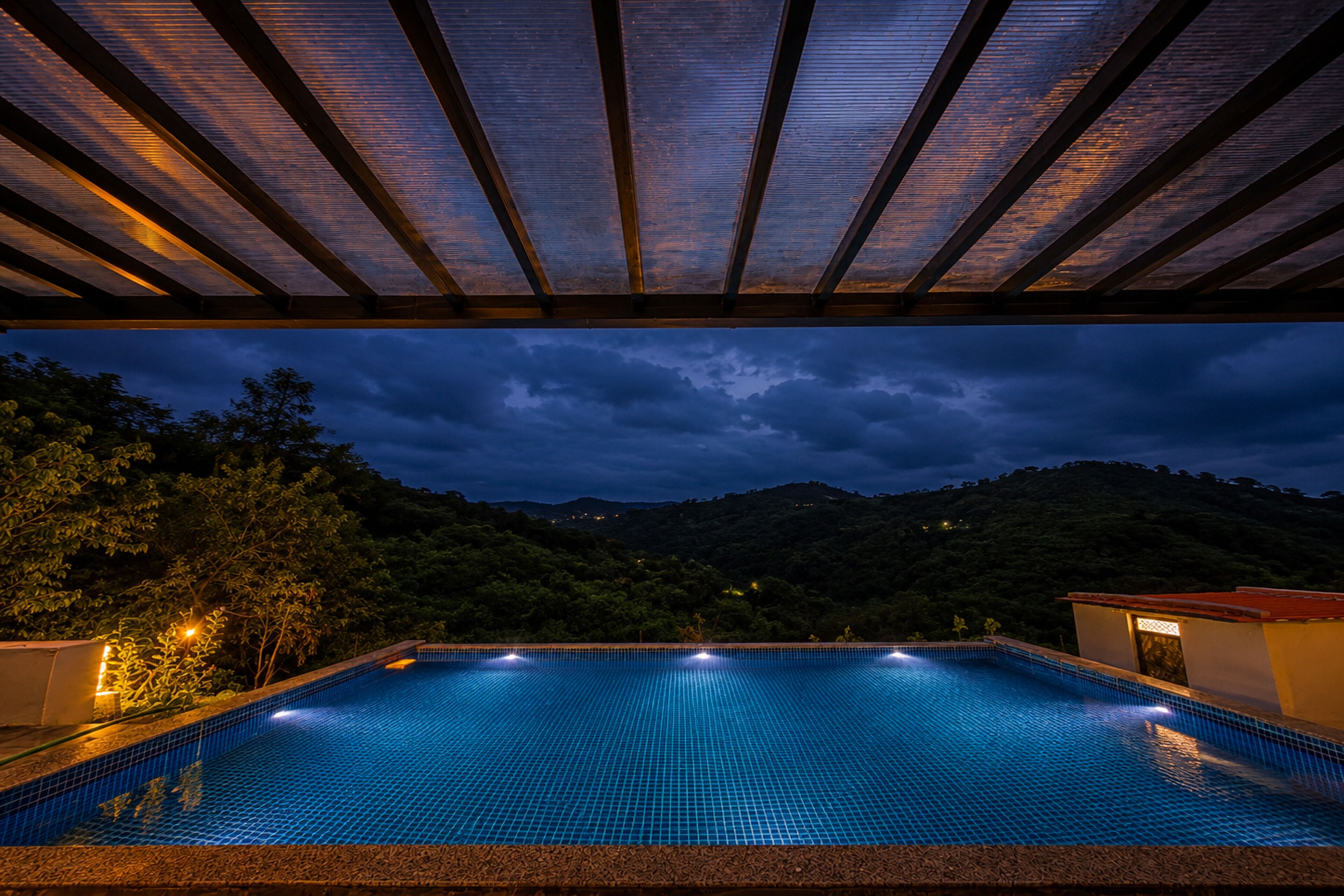 Seasonal outdoor pool