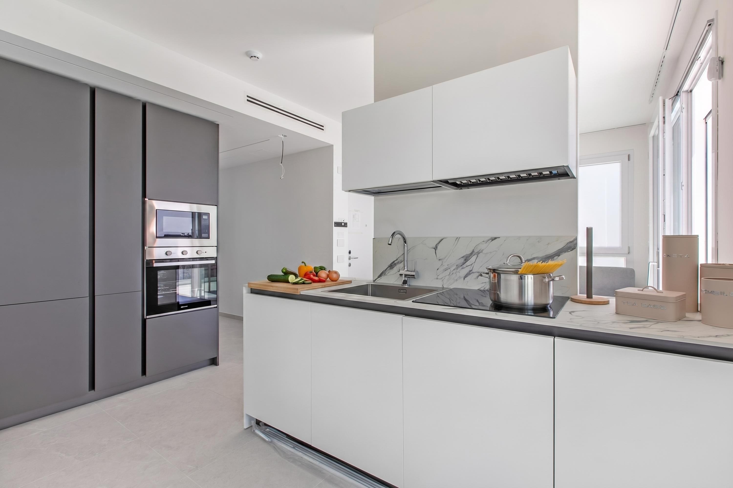 Appartement Penthouse familial, 2 chambres, balcon (Nua Boutique Apartaments - Penthouse) | Cuisine privée