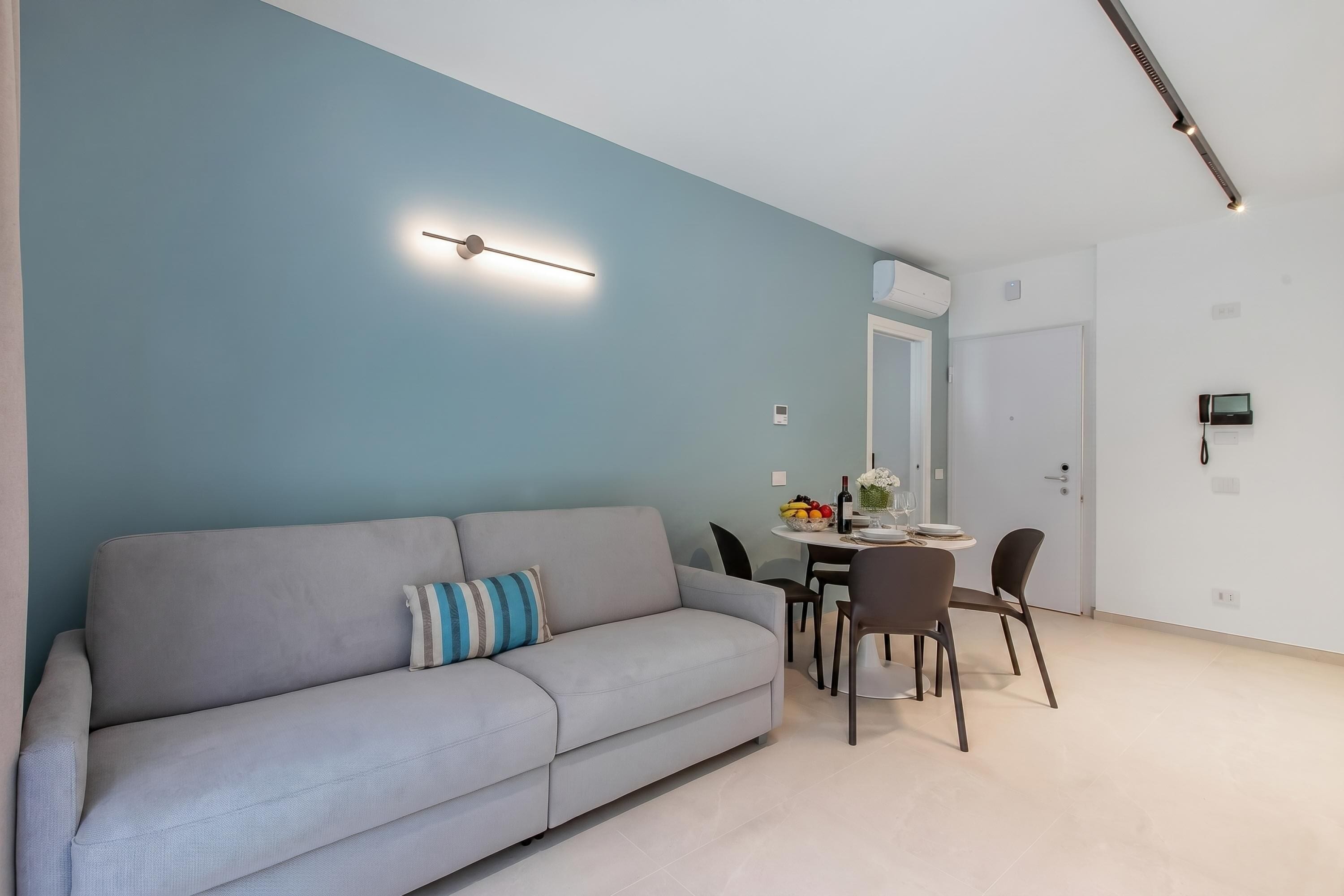 Familienapartment, 1 Schlafzimmer, Balkon, Meerseite (Nua Boutique Apartaments 11) | Wohnbereich