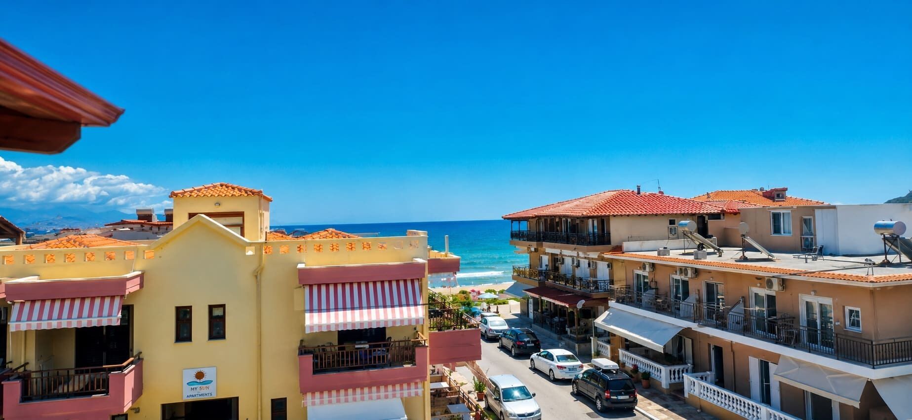 Bright Exterior with Sea Views and Sunny Blue Sky