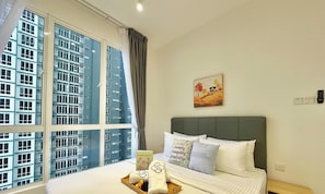Basic Apartment, Non Smoking | WiFi (free), bed sheets - Trellis Residences by Stayrene (Johor Bahru)