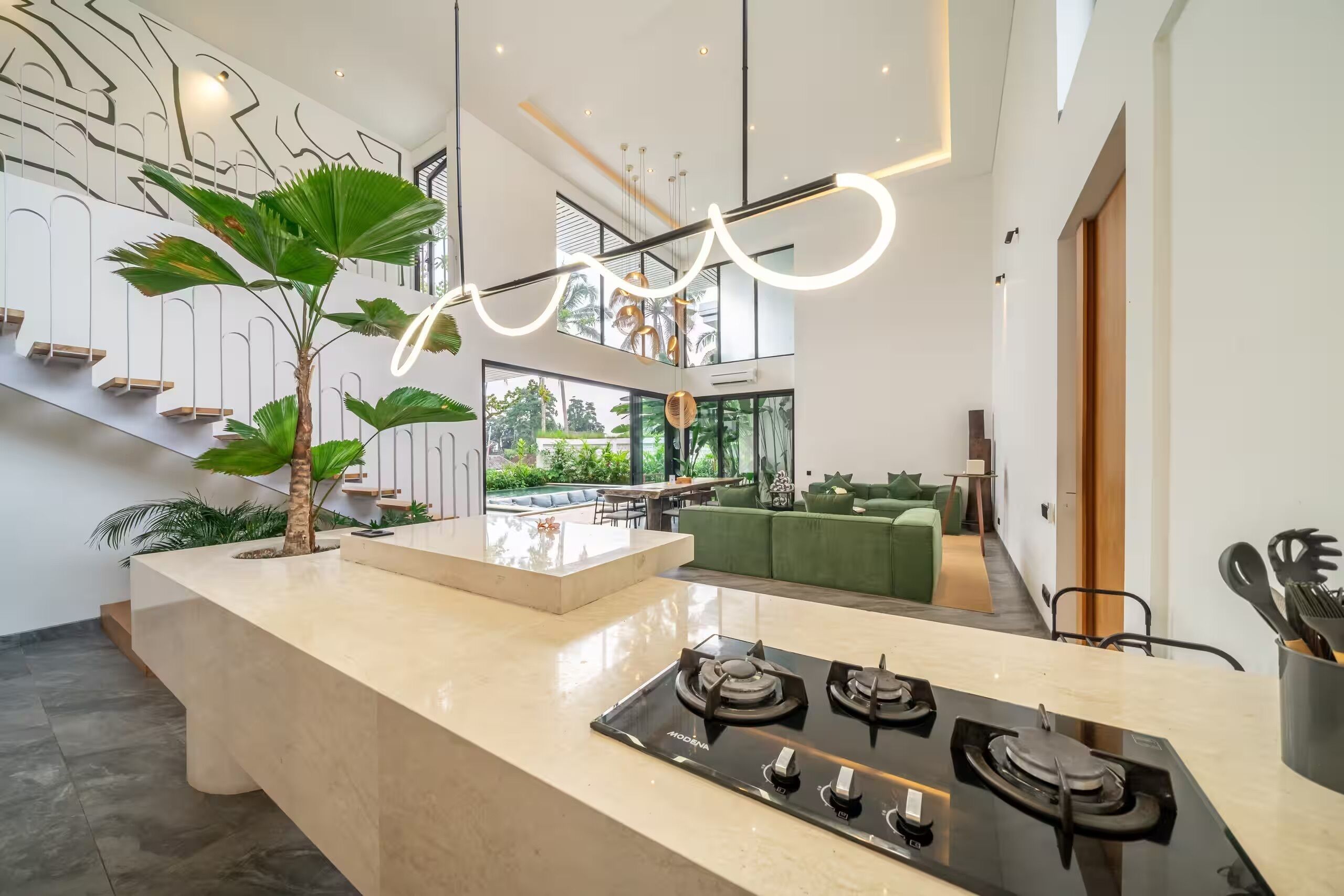Luxury Villa, 6 Bedrooms, Private Pool, Courtyard View | Private kitchen | Electric kettle